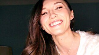Maya Woulfe is going to get sloppy with a dick before riding