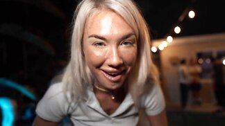 Party girl Madison Blaze fucking random guy she meets