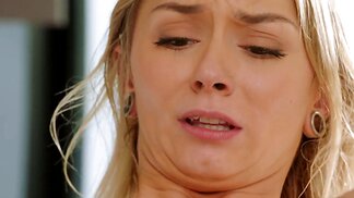 Hairy cooter hottie Chloe Temple gets fucked in the ass