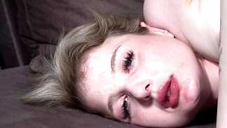 Crystal White flaunts her sexy body before touching herself