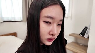 Sumire Hinata fingering her psusy and using a dildo