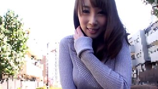 Asian MILF Aya Kisaki teased in public with a remote vibrator