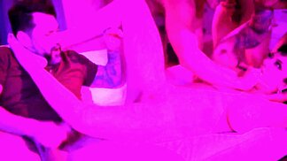 Savage whore has several dicks to worship in a crazy video