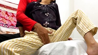 Guy feels up an Indian girl and even fingers her wet pussy