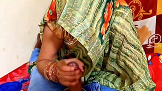 Newlyweds from India enjoying POV oral and cock riding