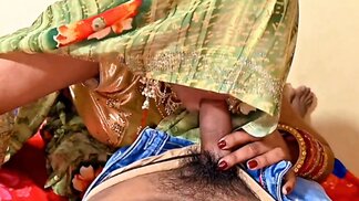 Newlyweds from India enjoying POV oral and cock riding