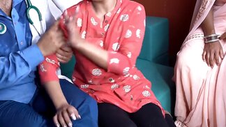 Creepy doctor from India seduces a MILF during medical roleplay