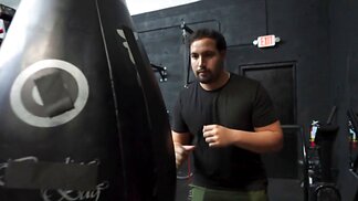 Mexican fitness babe fucked by her trainer after a workout POV